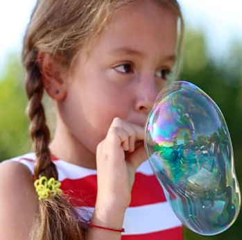 Bańki zmieniają się w balony